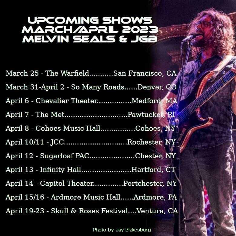 March-April Tour Dates